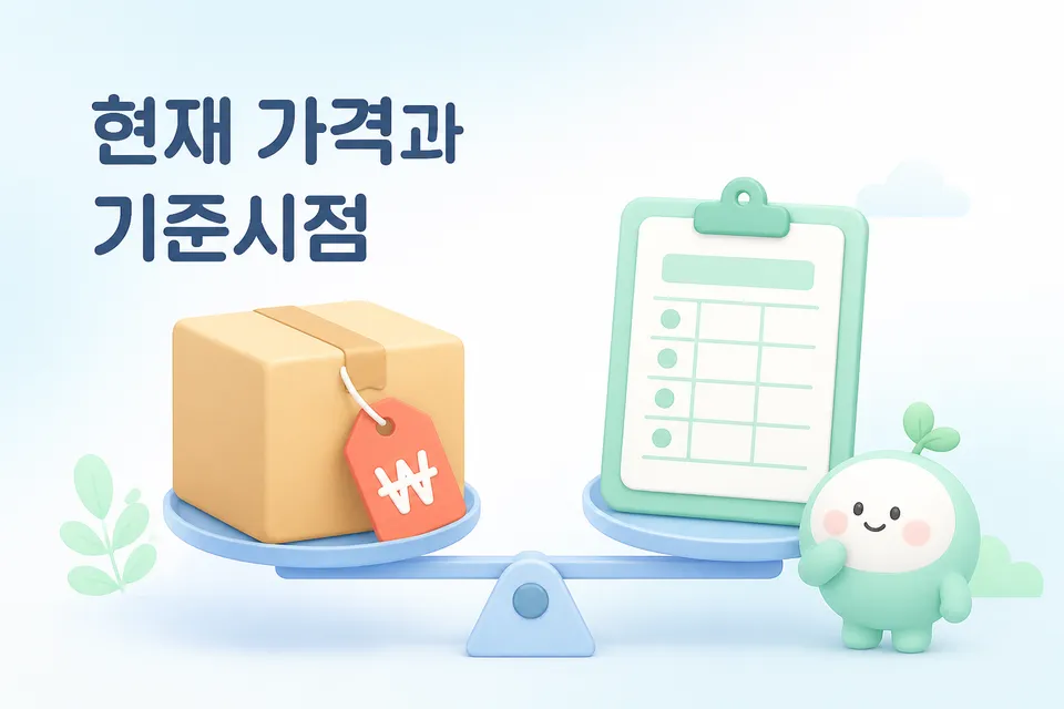 명목과 실질의 차이를 비교해 보여주는 경제 설명 이미지입니다