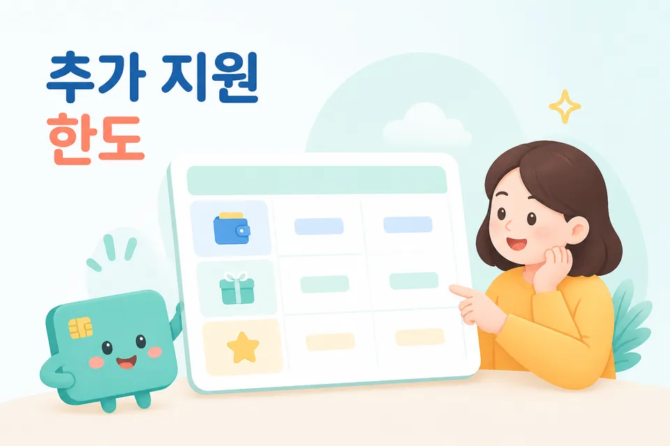 훈련비 한도 안내를 함께 살펴보는 모습입니다.